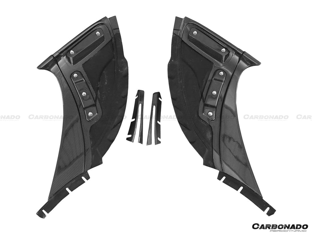 2014-2017 McLaren 650S OEM Style Carbon Fiber Tuning Veins Intake Blades