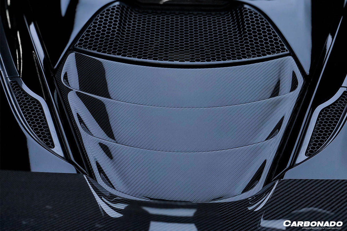 2017-2022 McLaren 720S Coupe Only DRY Carbon Fiber Engine Cover Replacement  Dont Fit Spyder