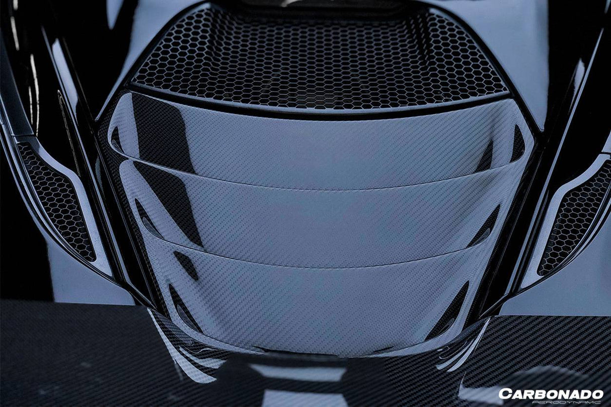 2017-2022 McLaren 720S Coupe Only DRY Carbon Fiber Engine Cover Replacement Dont Fit Spyder