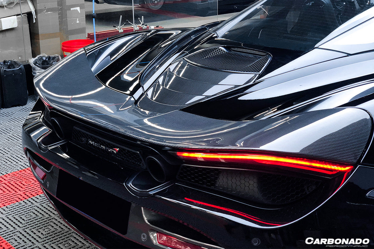 2017-2022 McLaren 720S Coupe Only DRY Carbon Fiber Engine Cover Replacement  Dont Fit Spyder