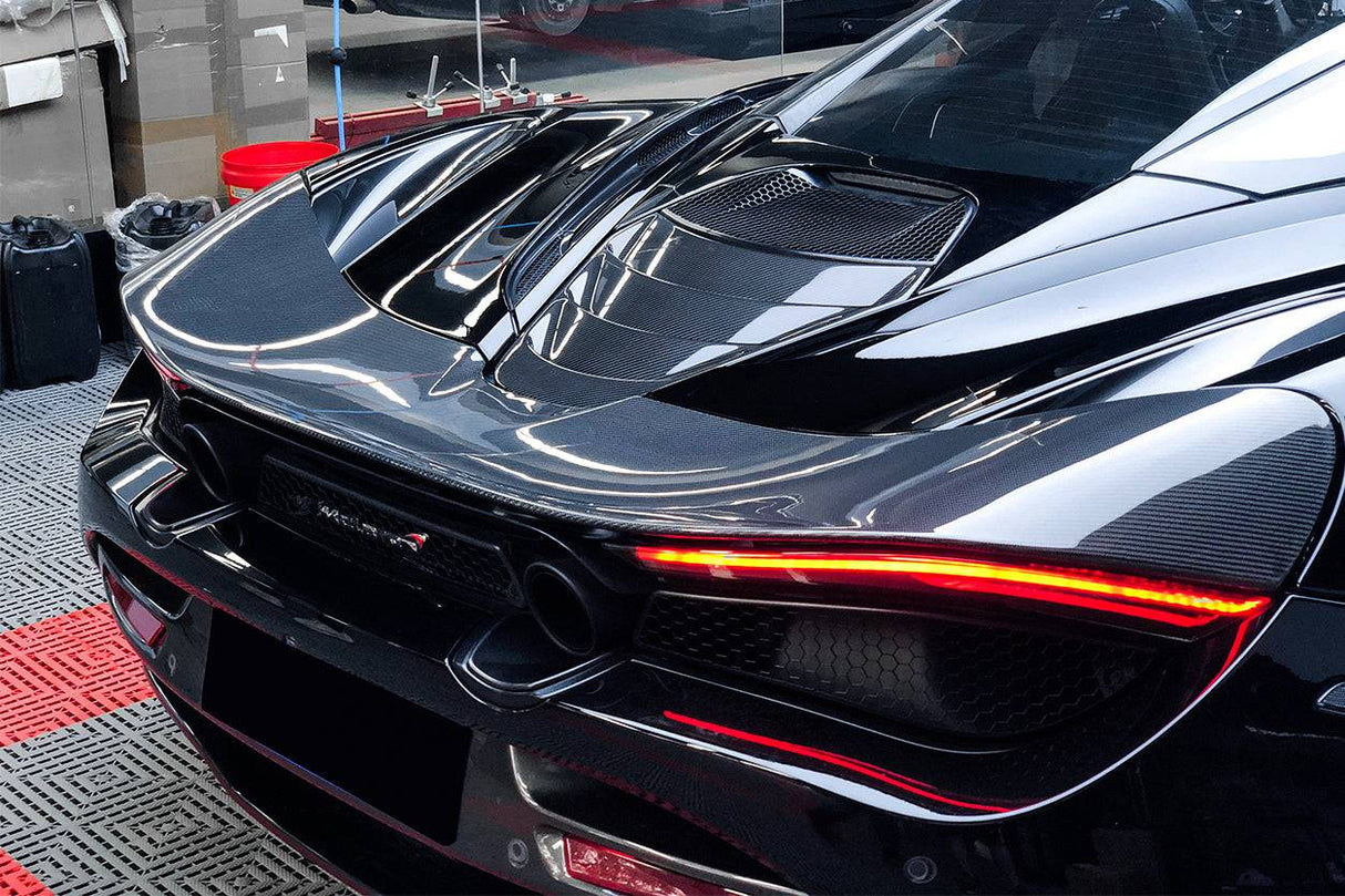 2017-2022 McLaren 720S Coupe Only DRY Carbon Fiber Engine Cover Replacement Dont Fit Spyder