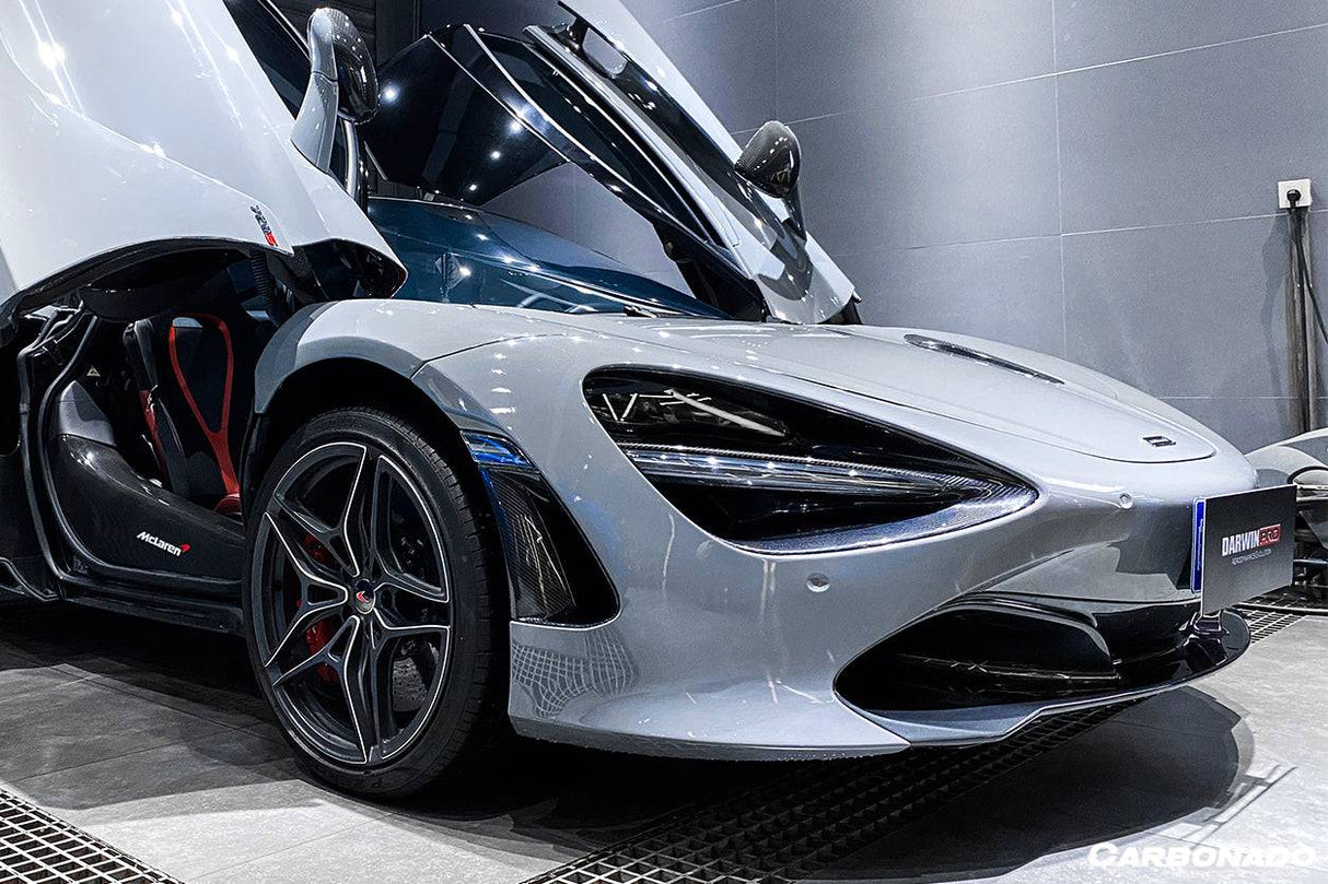2017-2022 McLaren 720S Carbon Fiber Front Bumper Side Air Vents Replacement