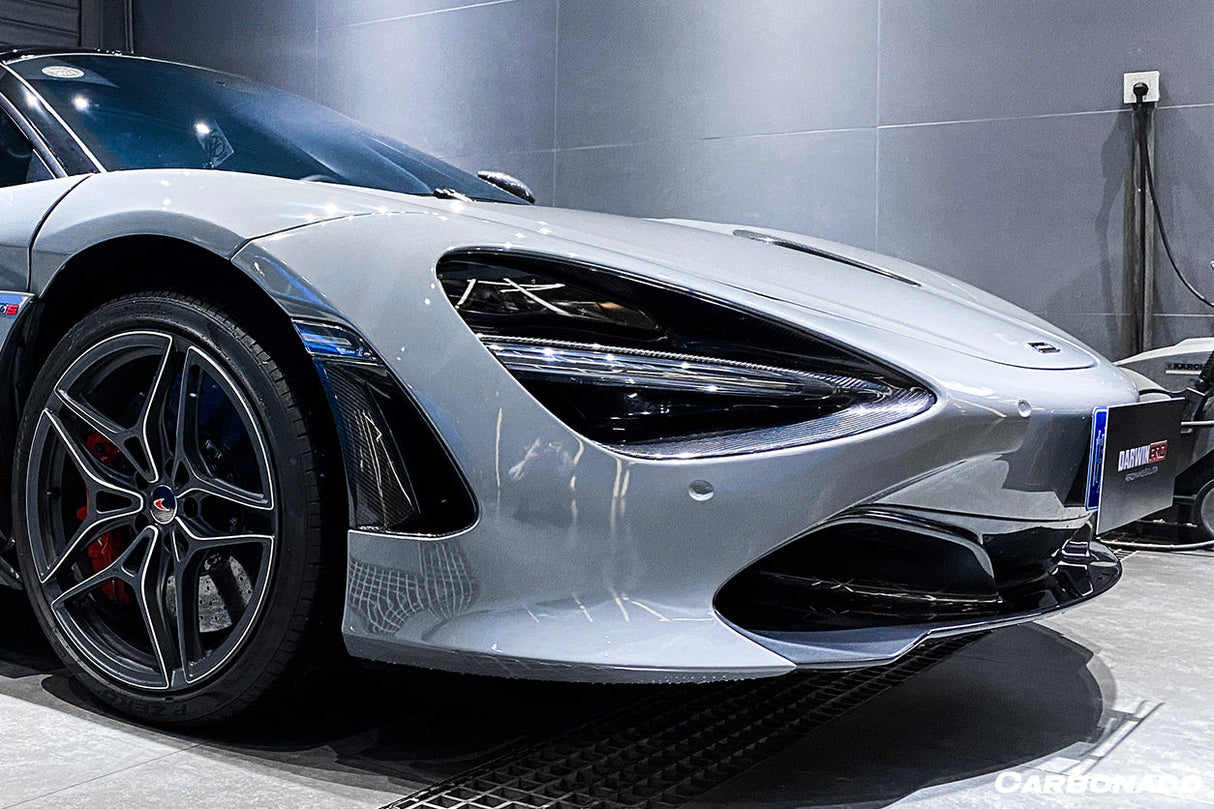 2017-2022 McLaren 720S Carbon Fiber Front Bumper Side Air Vents Replacement