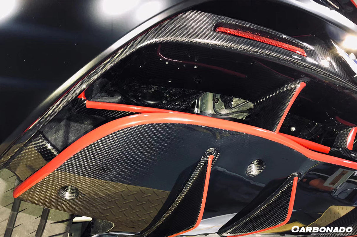 2017-2022 McLaren 720S OEM Style Carbon Fiber Rear Bumper Center Valance