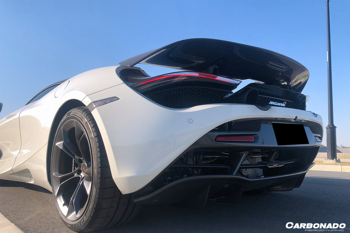 2017-2022 McLaren 720S OEM Style Carbon Fiber Rear Bumper Center Valance