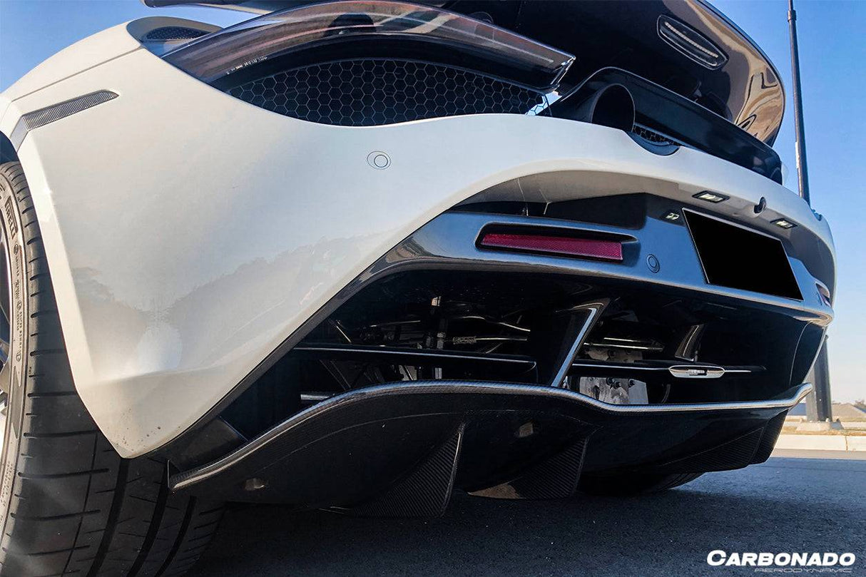 2017-2022 McLaren 720S OEM Style Carbon Fiber Rear Bumper Center Valance