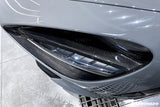 2017-2022 McLaren 720S OEM Style Dry Carbon Fiber Headlight Inserts Tim Replacement