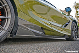 2017-2026 McLaren Dry Part Carbon Fiber Side Skirts Carbonado (765LT) Fits: 720S Spider and Coupe, 750s Spider and Coupe
