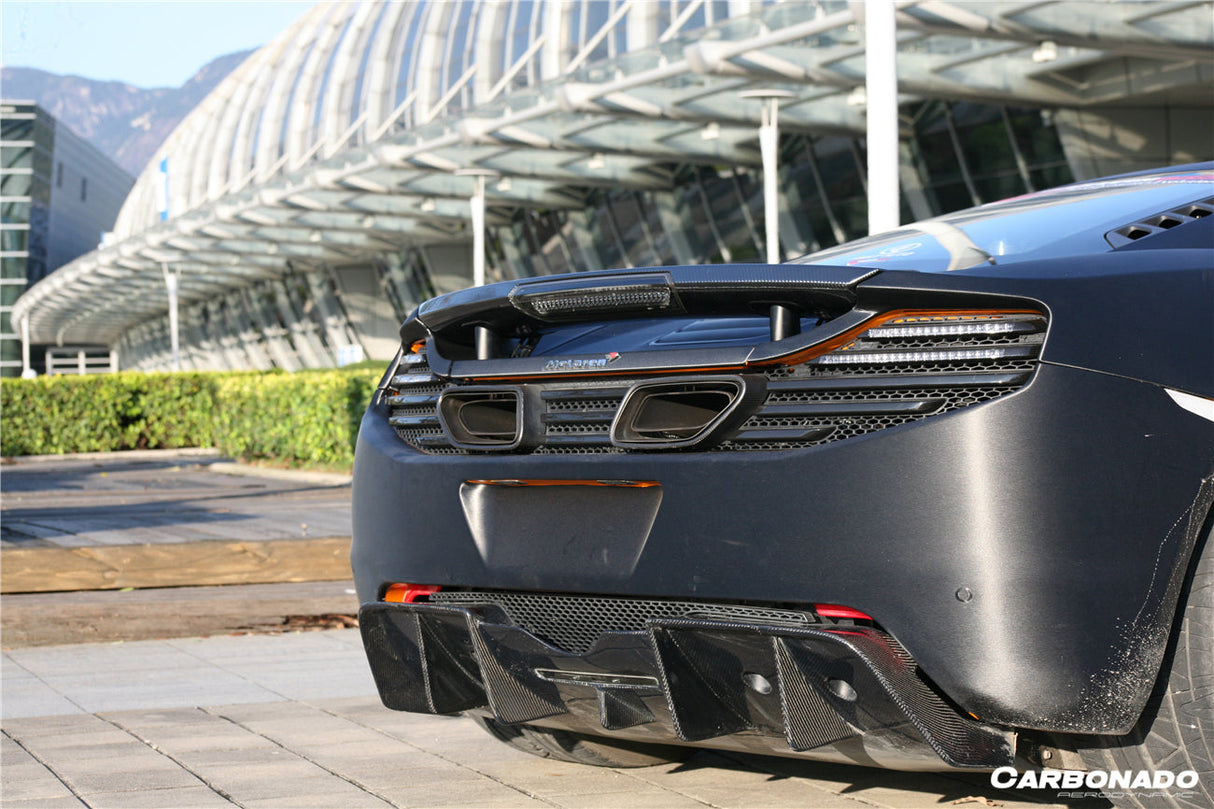 2011-2017 McLaren MP4 12C 650S DP Style Carbon Fiber Rear Diffuser