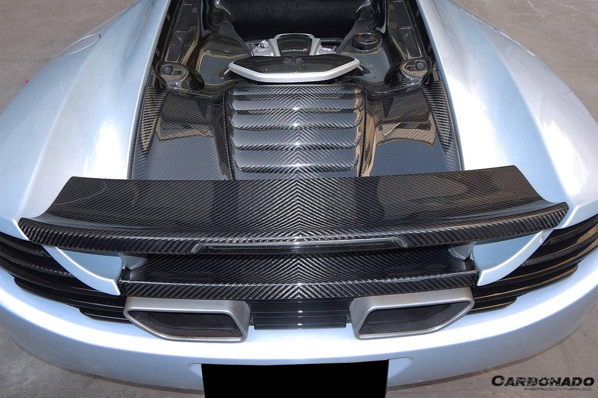 2011-2017 McLaren Autoclave Carbon Fiber Rear Deck Lid Engine Bay Vent Grille Replacement Carbonado (OE) Fits: 650s, MP4 12C Coupe and Spider