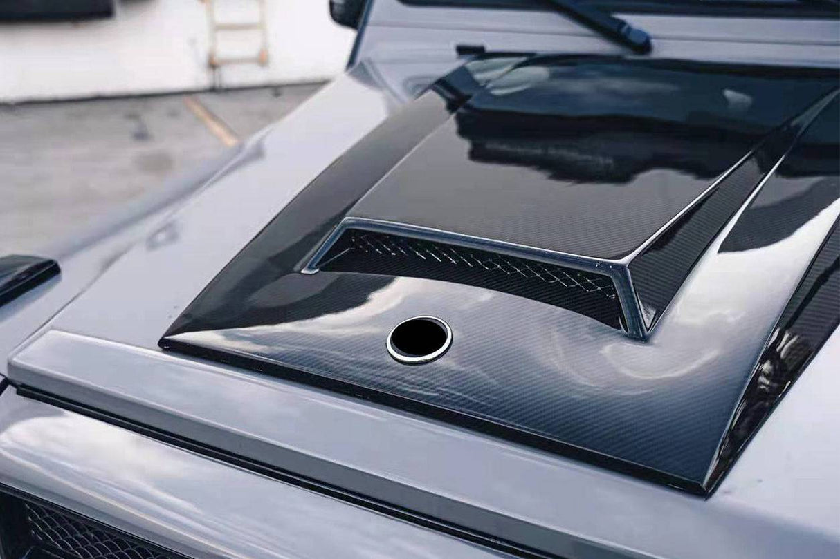 2003-2018 Mercedes Benz W463 G Wagon BRS Style Autoclave Carbon FIber Hood Scoop