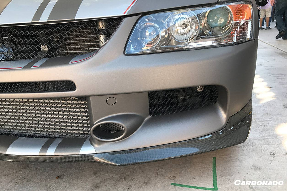 2005-2007 Mitsubishi Evo 9 OE Style Carbon Fiber Front Lip