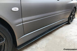 2003-2006 Mitsubishi Evolution 7 8 9 RX Style Carbon Fiber Side Skirts