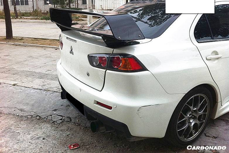 2008-2016 Mitsubishi Evo 10 VTX Style Carbon Fiber Trunk Spoiler Wing