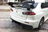 2008-2016 Mitsubishi Evo 10 VTX Style Carbon Fiber Trunk Spoiler Wing