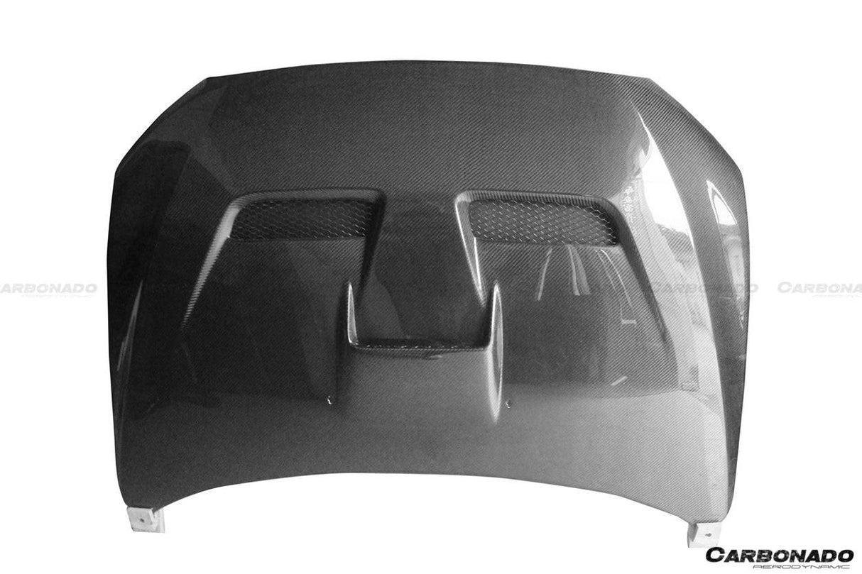 2008-2016 Mitsubishi Evolution 10 X BS Style Carbon Fiber Hood