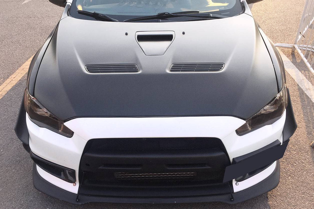 2008-2016 Mitsubishi Evolution 10 X OEM Style Carbon Fiber Hood