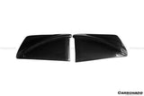2008-2016 Mitsubishi Evolution 10 RS Style Carbon Fiber Rear Caps