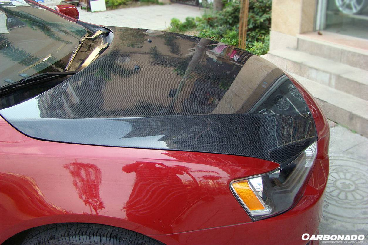 2008-2016 Mitsubishi Lancer OE Style Carbon Fiber Hood