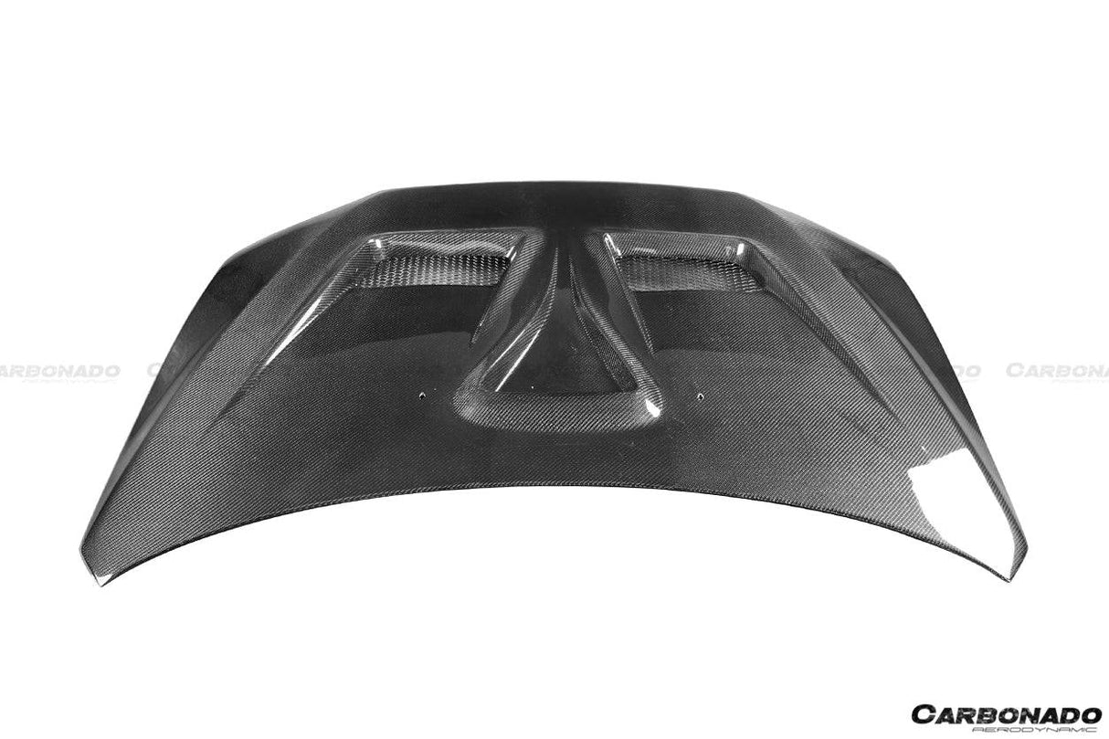 2008-2016 Mitsubishi Lancer VTX Style Carbon Fiber Hood