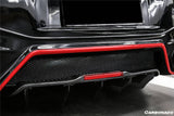 2012-2023 Nissan GTR R35 DBA & EBA NISMO Style Carbon Fiber Rear Diffuser With Canards & Break Light