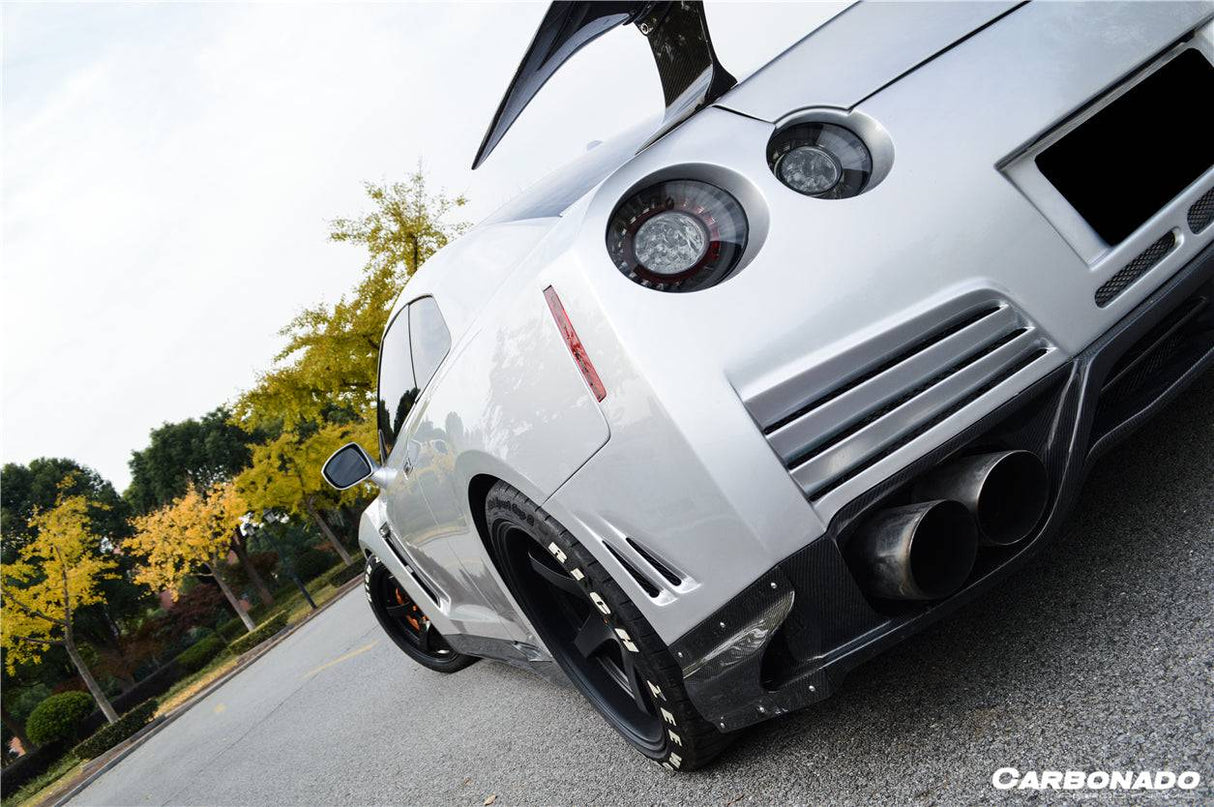 2012-2016 Nissan GTR R35 DBA VA Style Rear Diffuser Lip