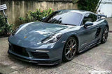 2017-2025 Porsche 718 Cayman Boxster AM Style Carbon Fiber Side Skirts