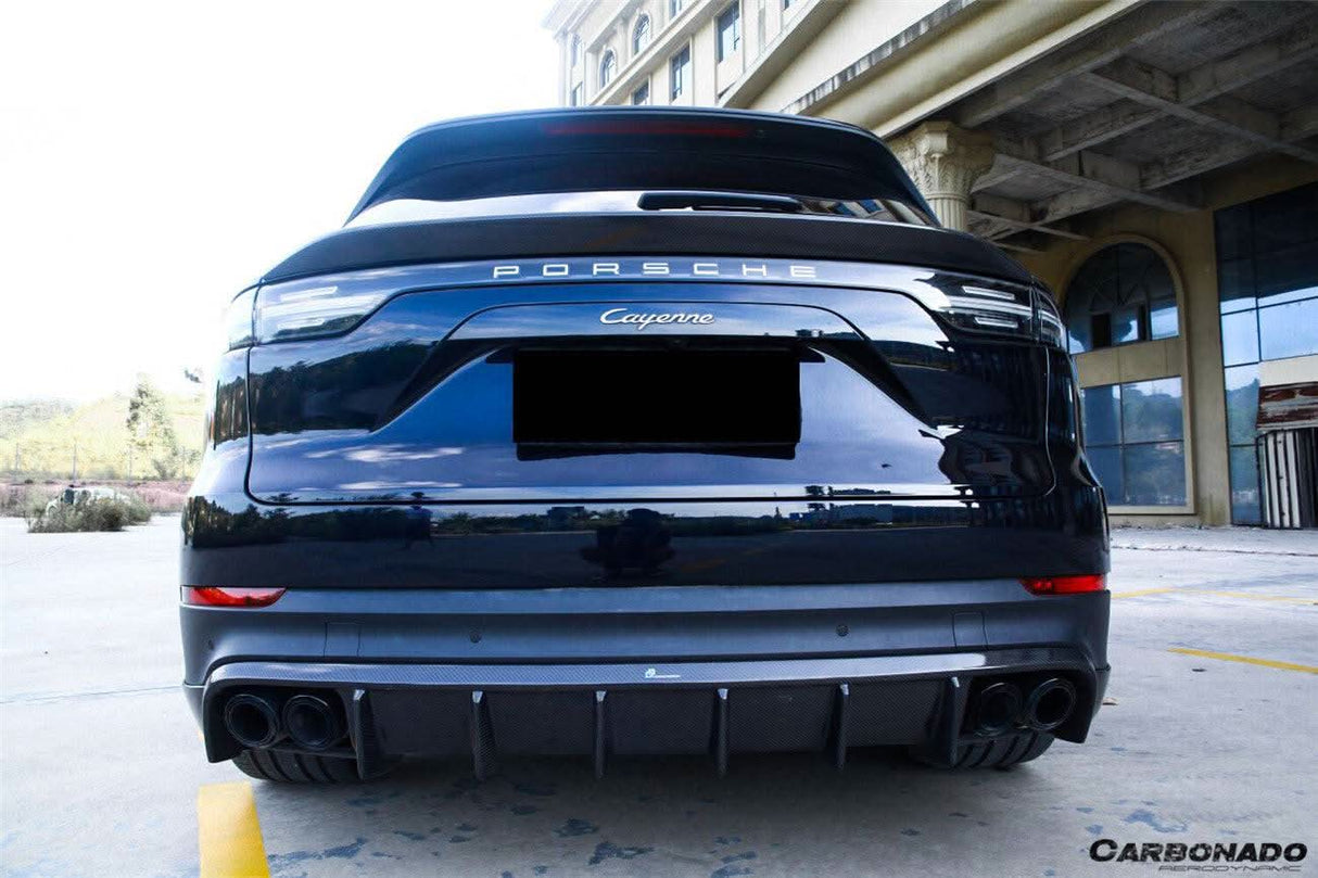2018-2026 Porsche 9Y0 9Y3 Cayenne S GTS E-Hybrid OD Style Carbon Fiber Trunk Spoiler