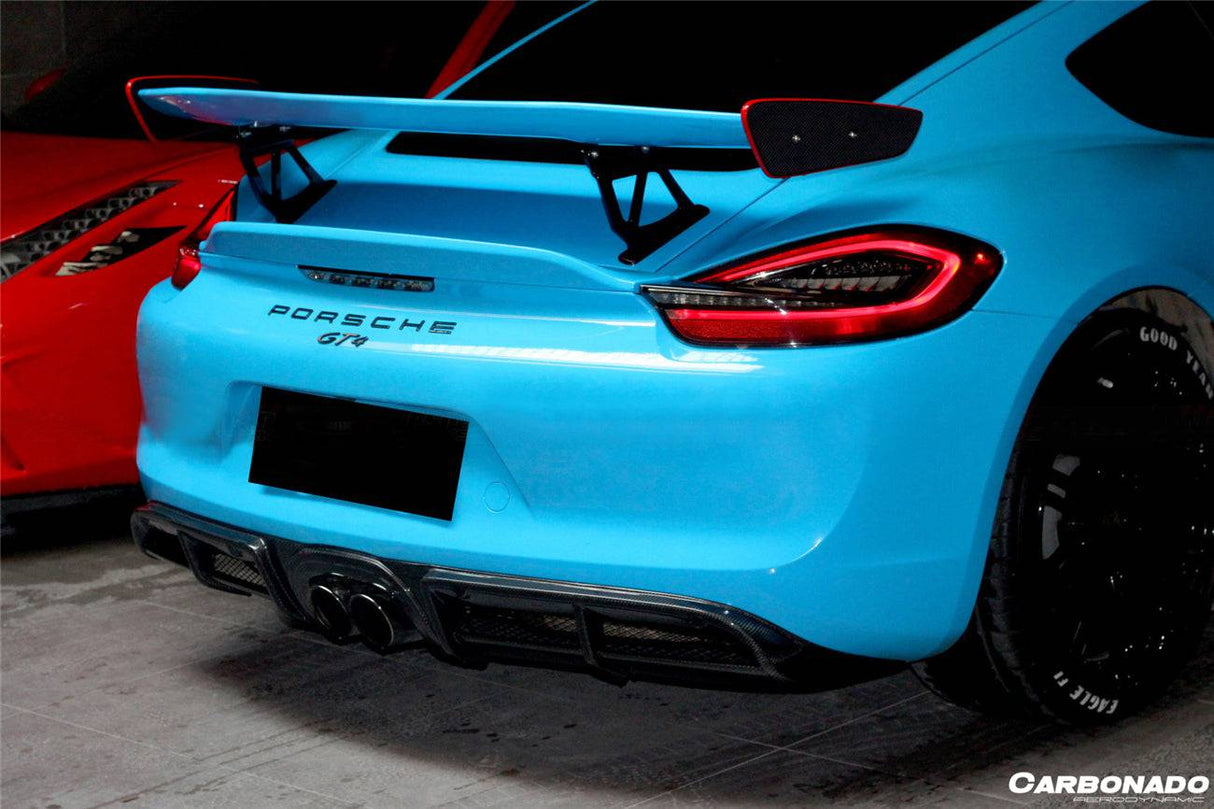2012-2025 Porsche 981 | 718,  Boxster | Cayman GT4 Style Trunk Spoiler Wing