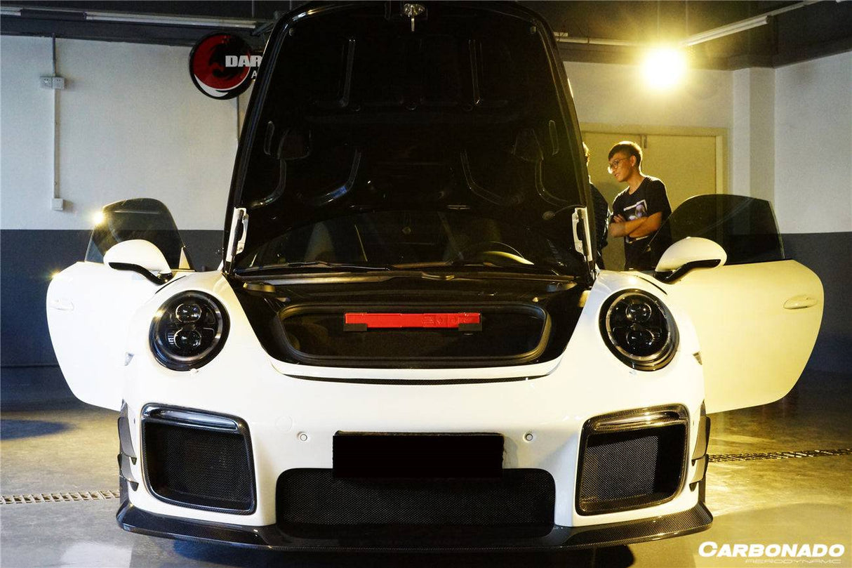 2013-2019 Porsche 991 Turbo    S GT2RS Style Front Bumper and Fender