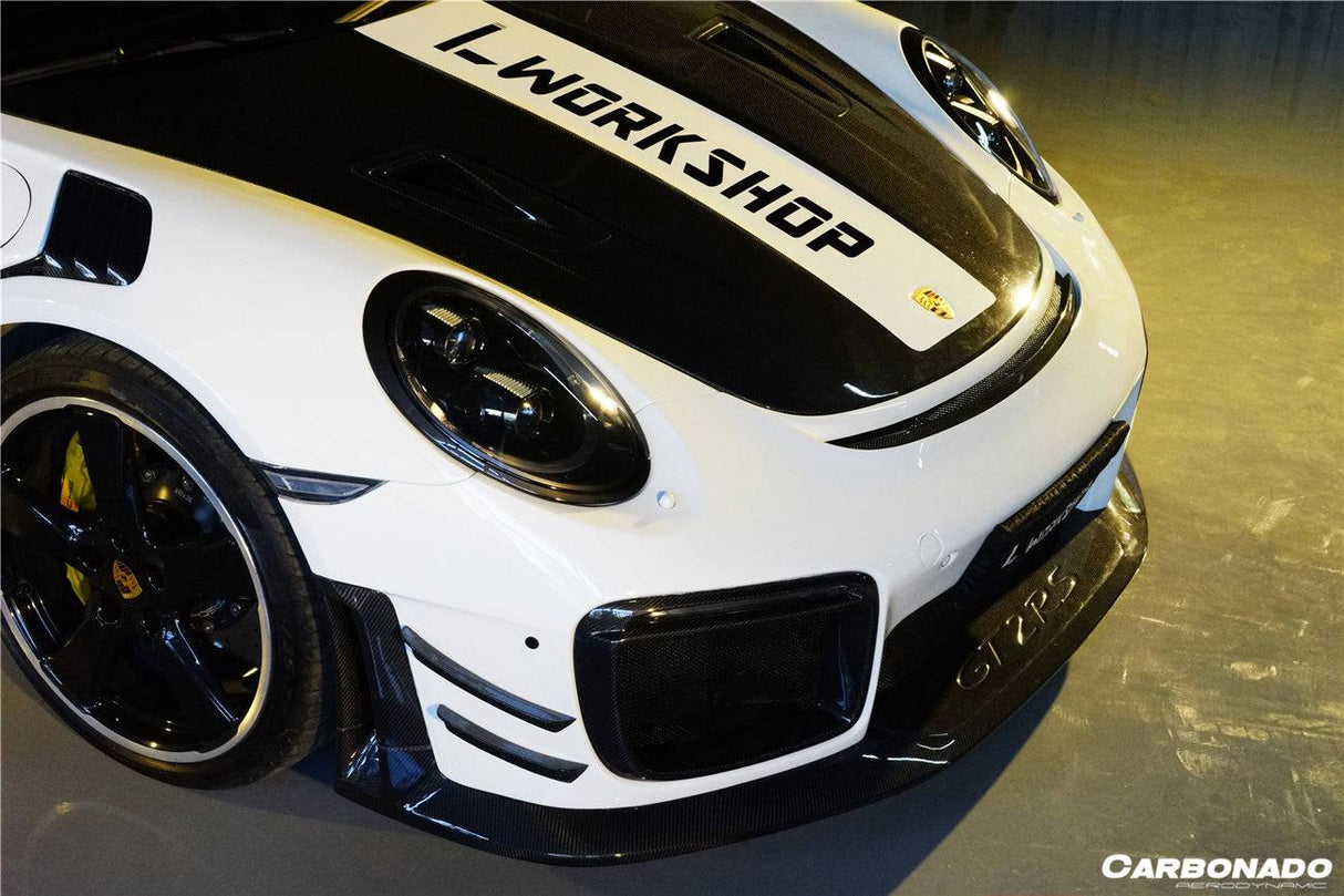 2013-2019 Porsche 991 Turbo    S GT2RS Style Front Bumper and Fender