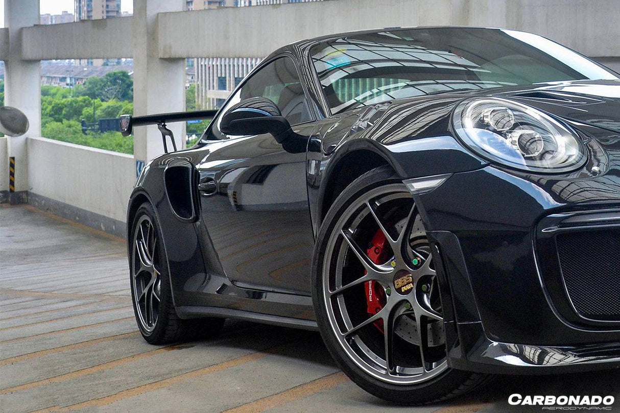 2013-2019 Porsche 911 991 Turbo  S GT2RS Style Carbon Fiber Quarter Panel Side Scoops