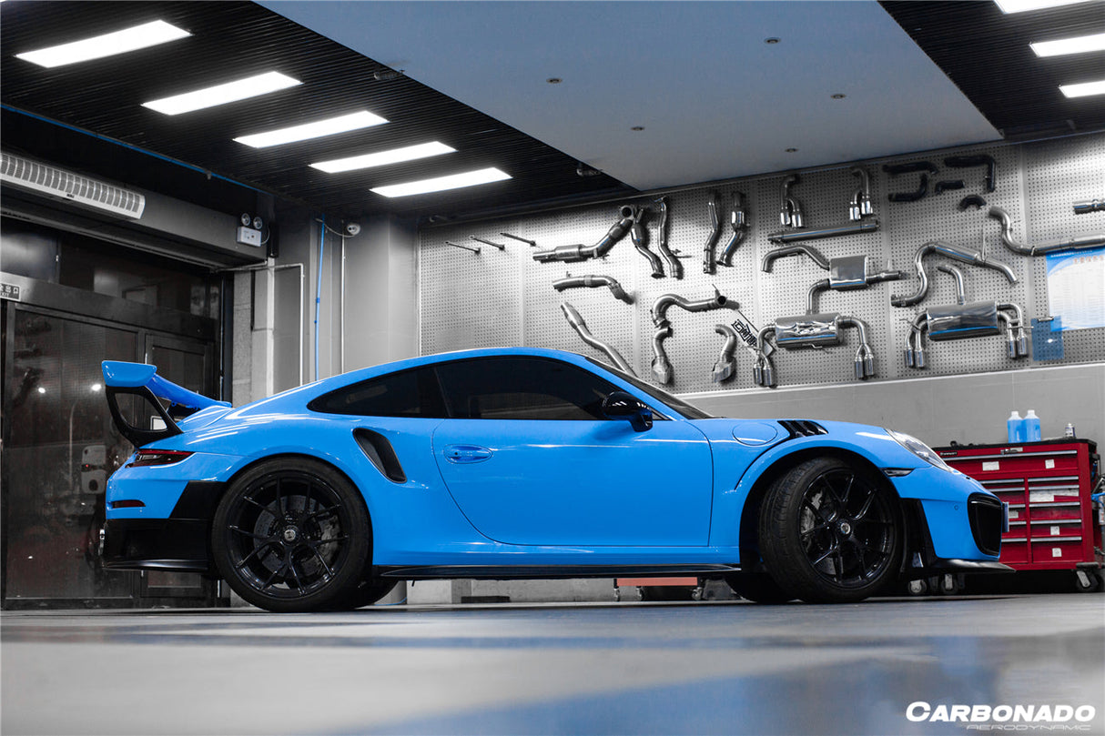 2013-2019 Porsche 911 991-2 Turbo S OEM Style Carbon Fiber Quarter Panel Side Scoops