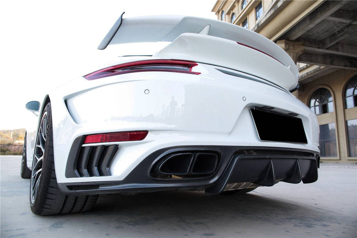 2016-2019 Porsche 911 991.2 Turbo s TP Style Rear Bumper