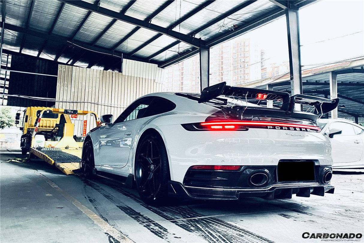 2019-2024 Porsche 911 992 Carrera S 4 4S TA Style Autoclave Carbon Fiber Trunk Spoiler Wing