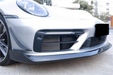 2019-2024 Porsche 911 992 Carrera Targa Sport Design WP Style Dry Carbon Fiber Bumper Canards