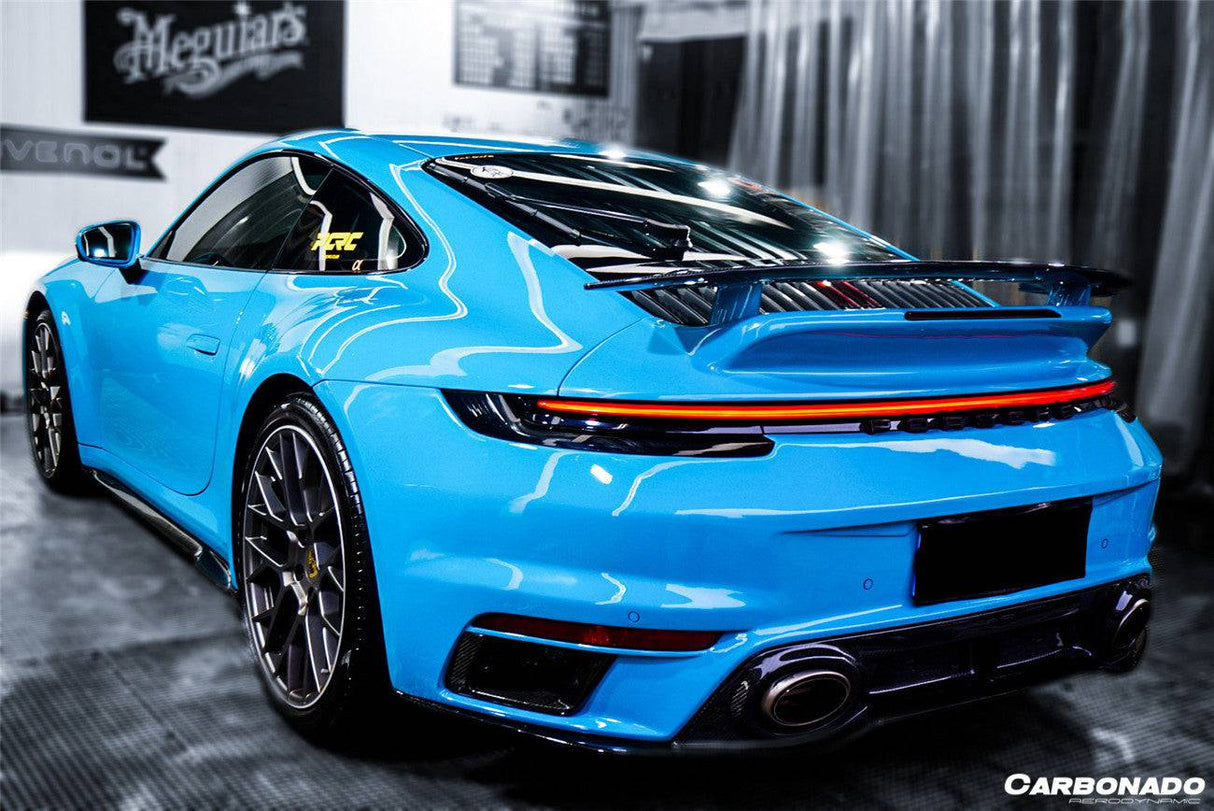 2019-2024 Porsche 911 992 Carrera S 4 4S  Targa Cabriolet Turbo Style Rear Bumper
