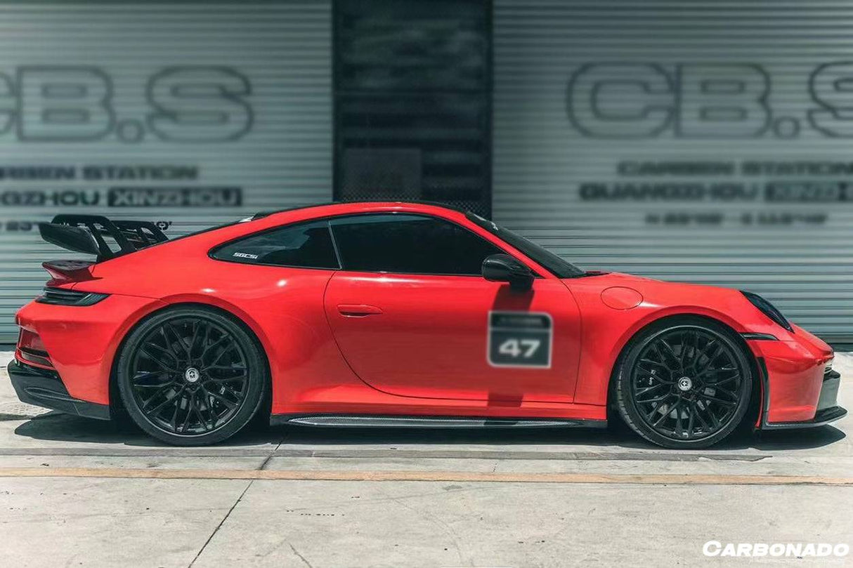2019-2024 Porsche 911 992 Carrera& S    4    4S    Targa   Cabriolet GT3 Style Side Skirts