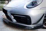 2019-2024 Porsche 911 992 Carrera Targa Sport Design Bumper WP Style Dry Carbon Fiber Front Lip