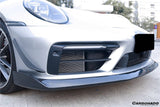 2019-2024 Porsche 911 992 Carrera Targa Sport Design WP Style Dry Carbon Fiber Bumper Canards