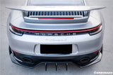 2019-2024 Porsche 911 992 Carrera Targa Sport Design Bumper WP Style Dry Carbon Fiber Rear Lip
