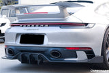 2019-2024 Porsche 911 992 Carrera Targa Sport Design Bumper WP Style Dry Carbon Fiber Rear Lip