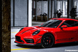 2019-2024 Porsche 911 992 Carrera Targa Sport Design WP Style Dry Carbon Fiber Bumper Canards