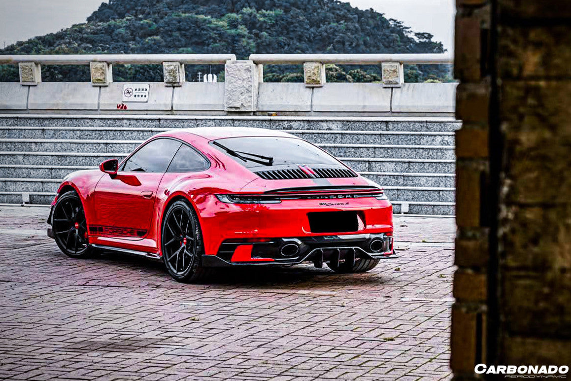 2019-2024 Porsche 911 992 Carrera  S  4 4S  Targa  Cabriolet WP Style Dry Carbon Fiber Side Skirts