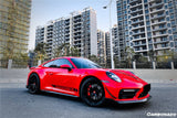 2019-2024 Porsche 911 992 Carrera Targa Sport Design Bumper WP Style Dry Carbon Fiber Front Lip