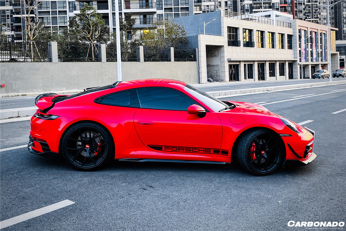 2019-2024 Porsche 911 992 Carrera  S  4 4S  Targa  Cabriolet WP Style Dry Carbon Fiber Side Skirts