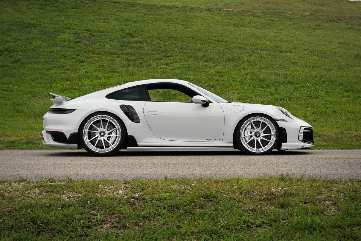 2019-2024 Porsche 911 992 TurboS TA Style DRY Carbon Fiber Side Skirts