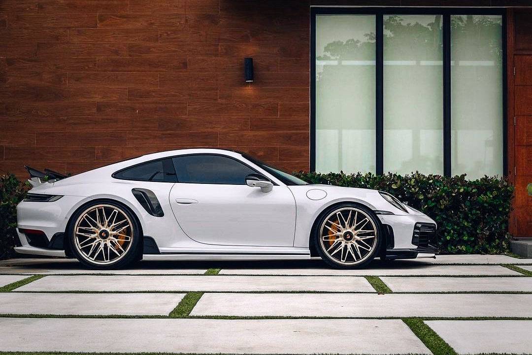 2019-2024 Porsche 911 992 TurboS TA Style DRY Carbon Fiber Side Skirts