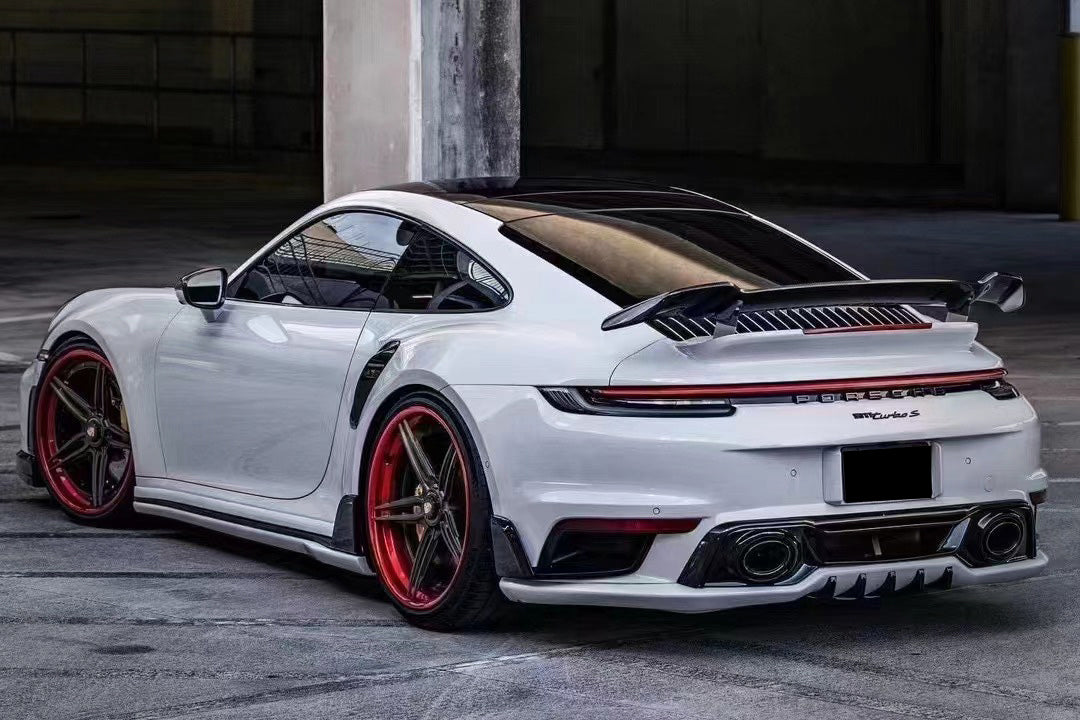 2019-2024 Porsche 911 992 TurboS TA Style DRY Carbon Fiber Side Skirts