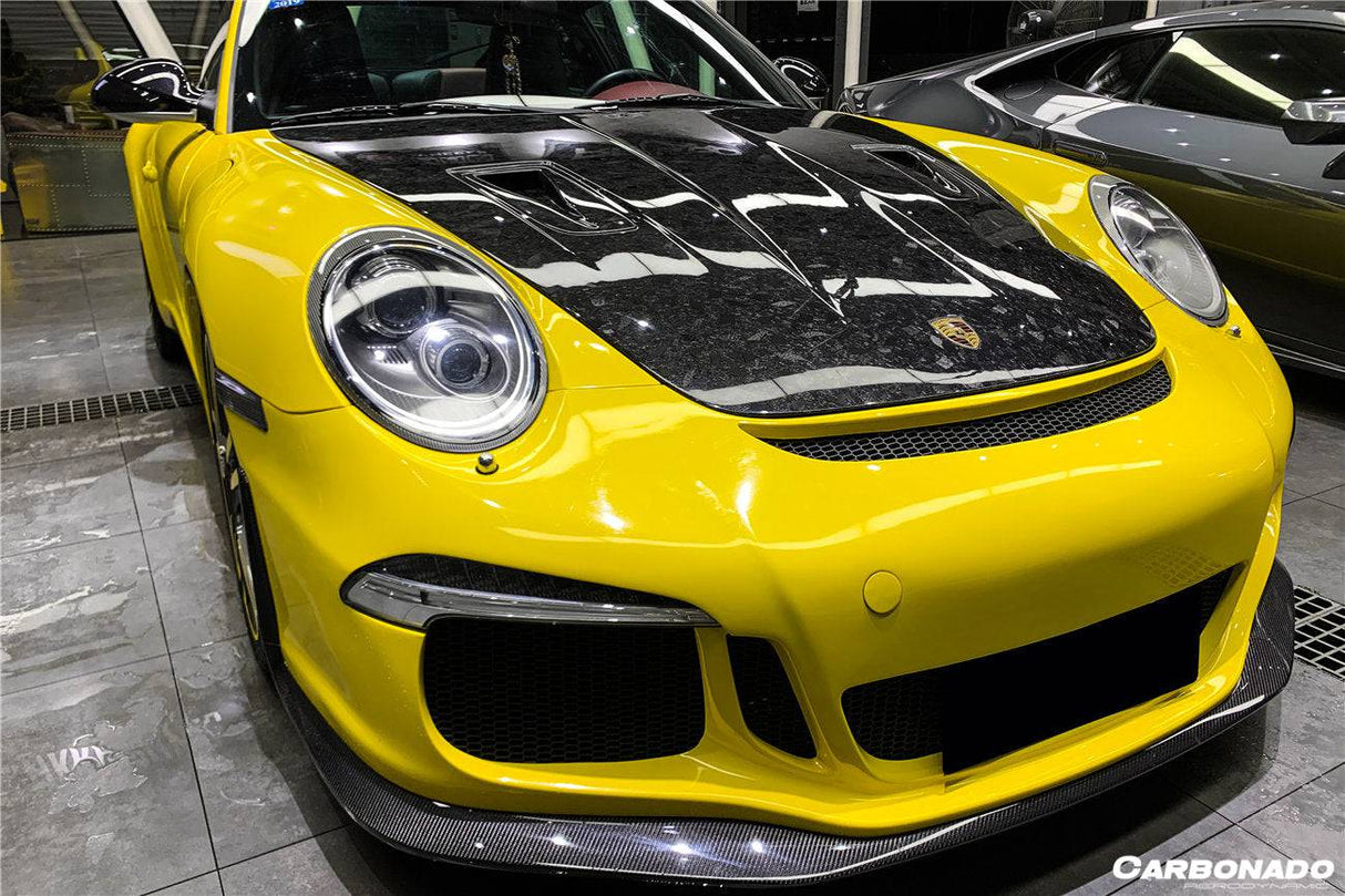 2005-2012 Porsche Carrera 911    997 Turbo    Cayman    Boxster 987 GT2RS Style Carbon Fiber Hood